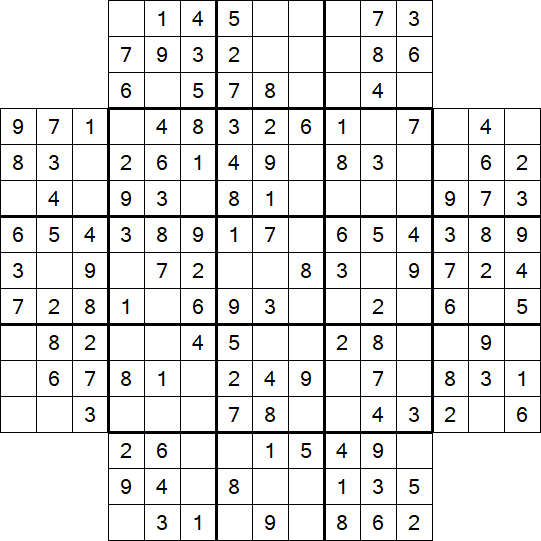 Flower Sudoku - Easy