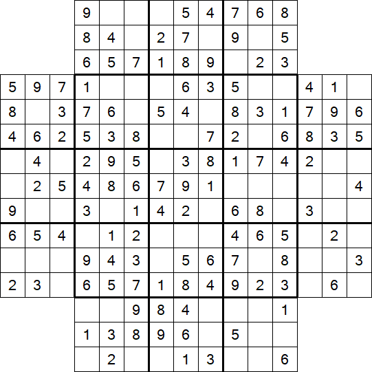 Flower Sudoku - Easy