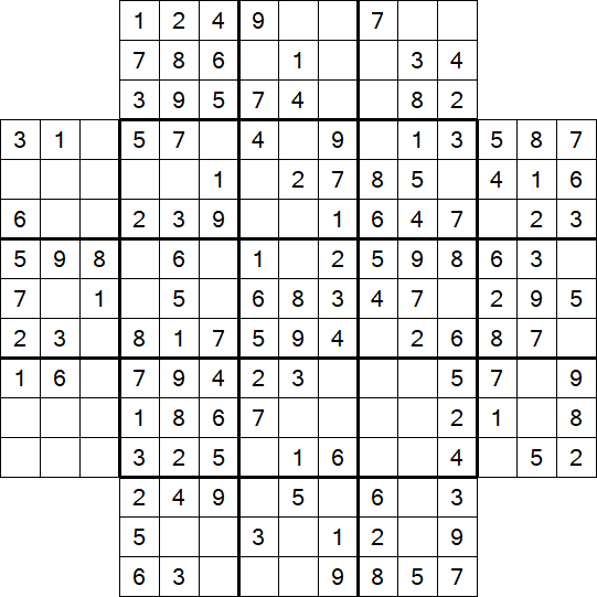 Flower Sudoku - Easy