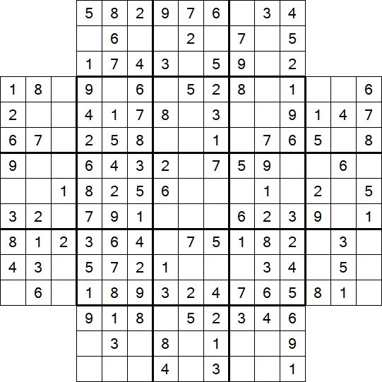 Flower Sudoku - Simple