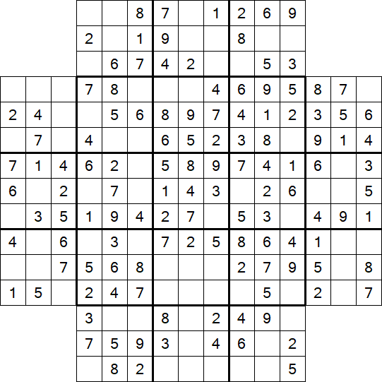 Flower Sudoku - Simple