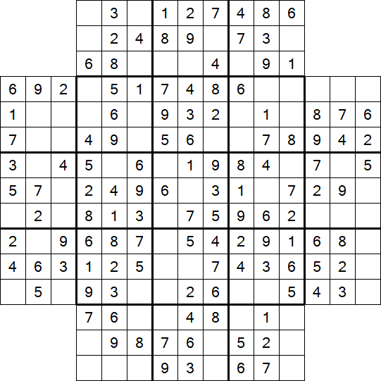 Flower Sudoku - Simple