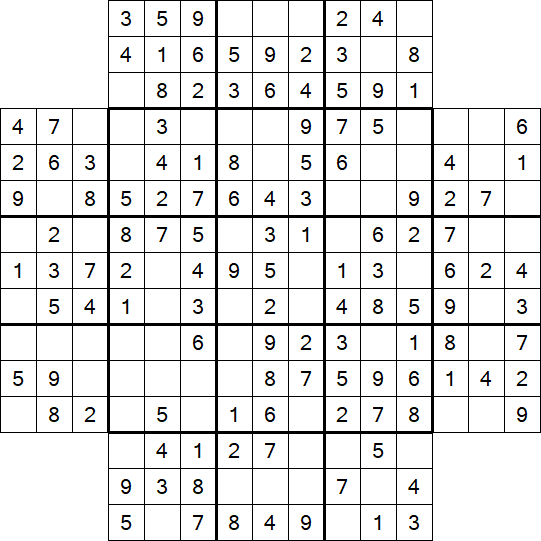 Flower Sudoku - Simple