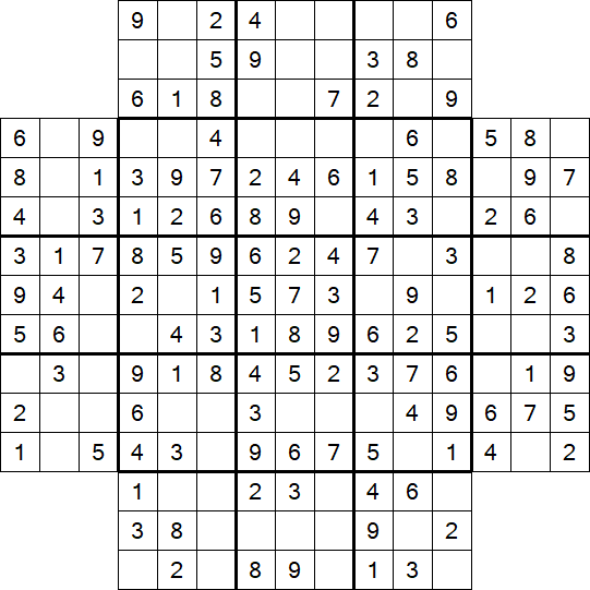 Flower Sudoku - Simple