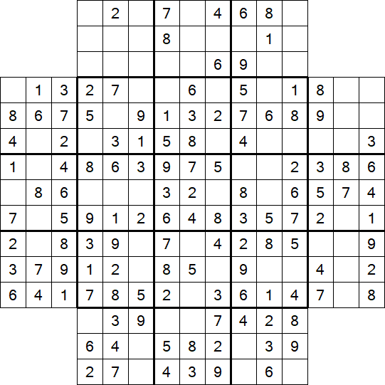 Flower Sudoku - Simple