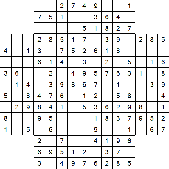 Flower Sudoku - Simple
