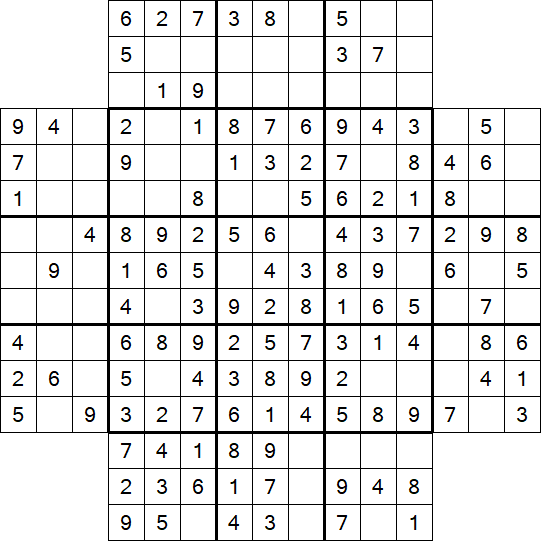 Flower Sudoku - Simple