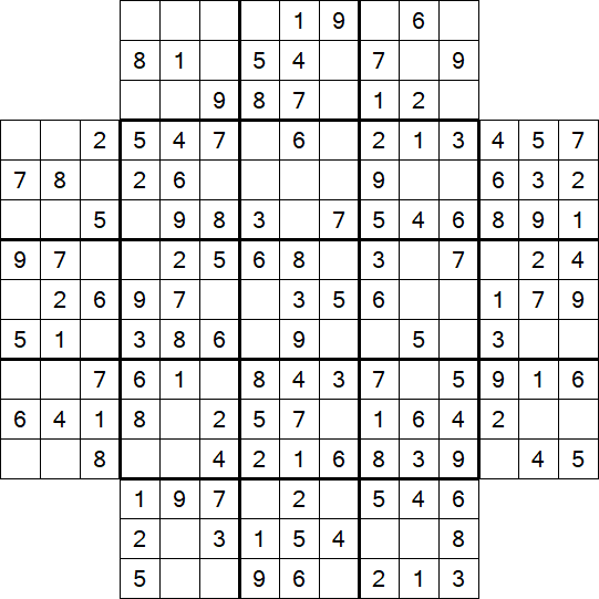 Flower Sudoku - Simple