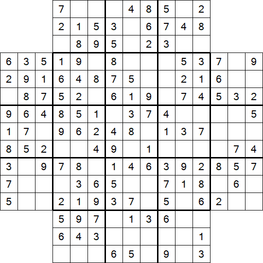 Flower Sudoku - Simple