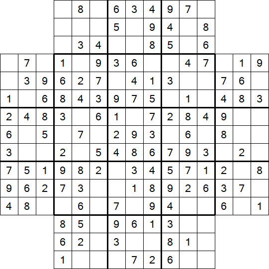 Flower Sudoku - Einfach