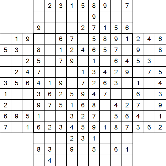 Flower Sudoku - Easy