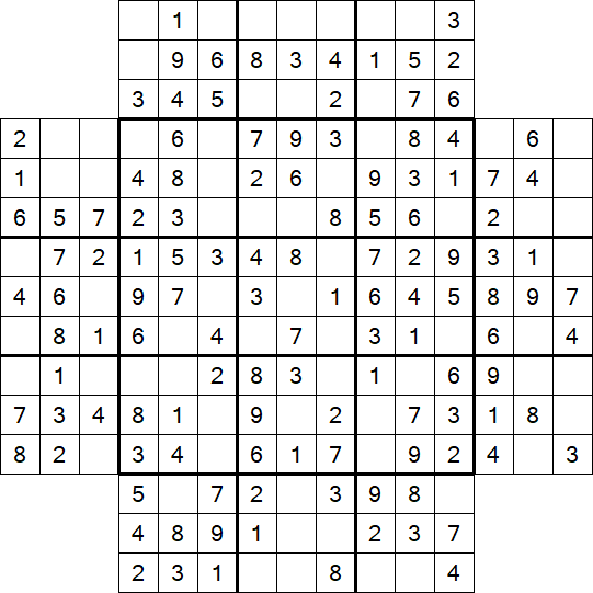 Flower Sudoku - Einfach