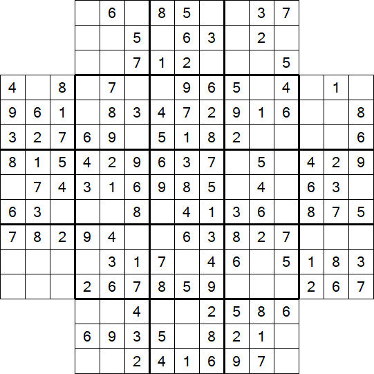 Flower Sudoku - Einfach