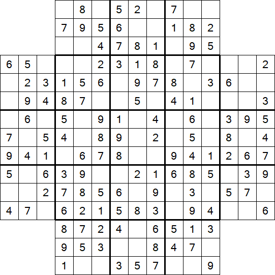 Flower Sudoku - Einfach