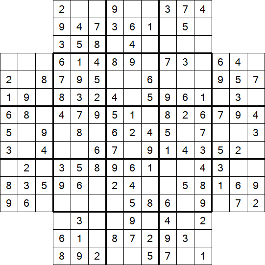 Flower Sudoku - Simple