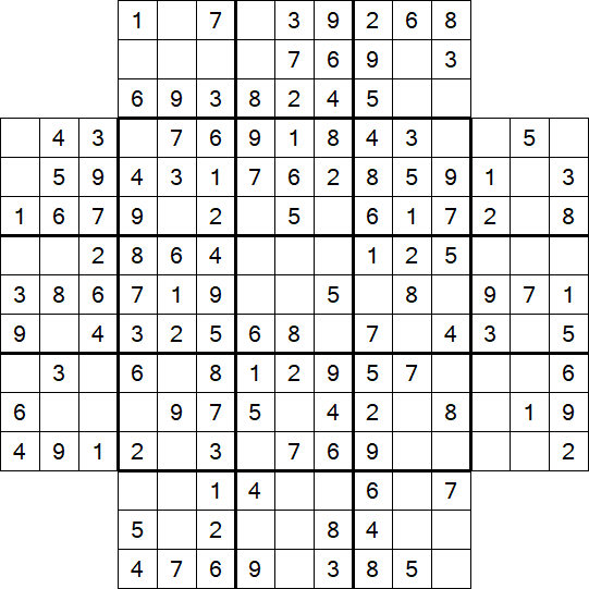 Flower Sudoku - Easy