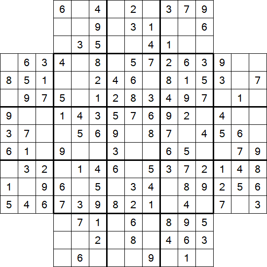 Flower Sudoku - Simple