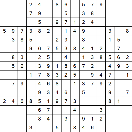 Flower Sudoku - Simple