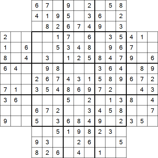 Flower Sudoku - Simple
