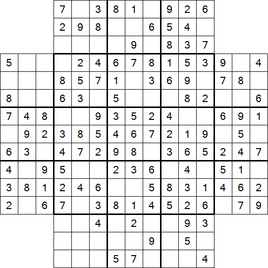 Flower Sudoku - Simple
