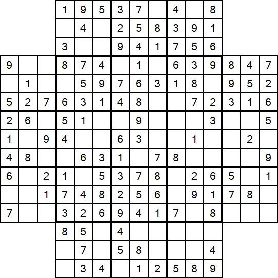Flower Sudoku - Simple