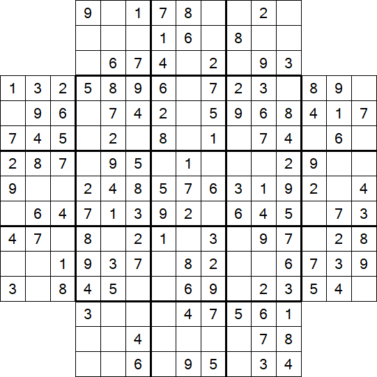 Flower Sudoku - Simple