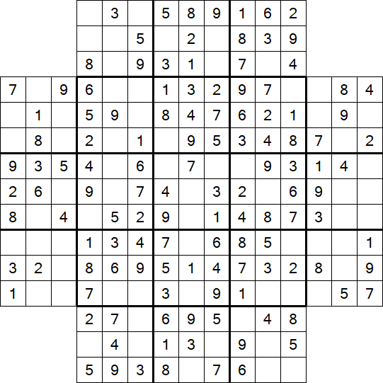 Flower Sudoku - Simple