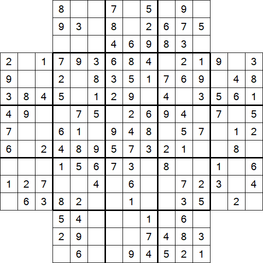 Flower Sudoku - Simple