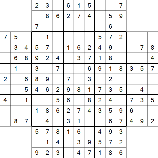 Flower Sudoku - Easy