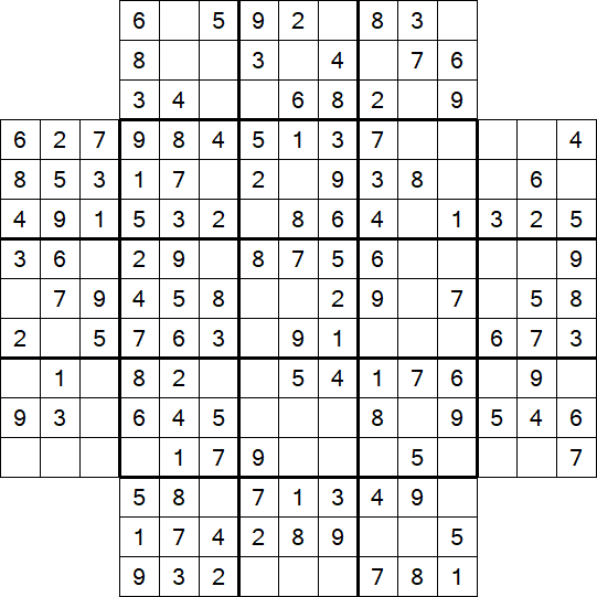 Flower Sudoku - Easy