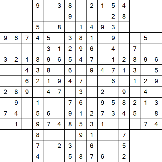 Flower Sudoku - Easy