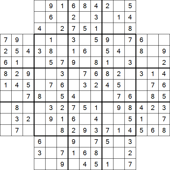 Flower Sudoku - Easy