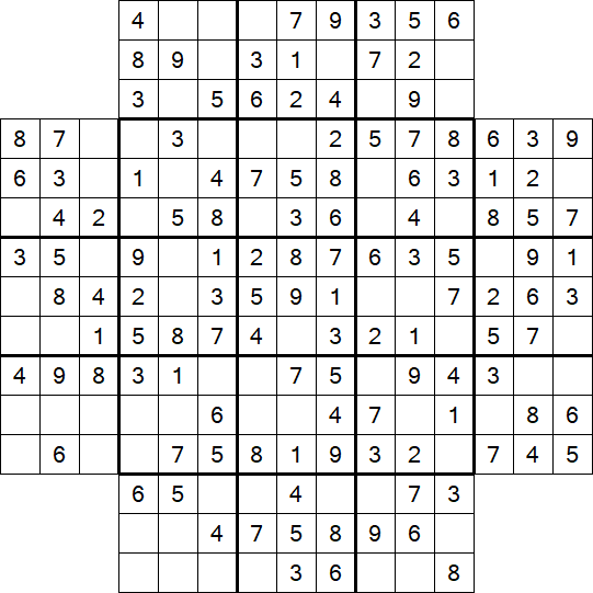 Flower Sudoku - Easy