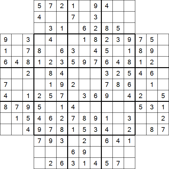 Flower Sudoku - Easy