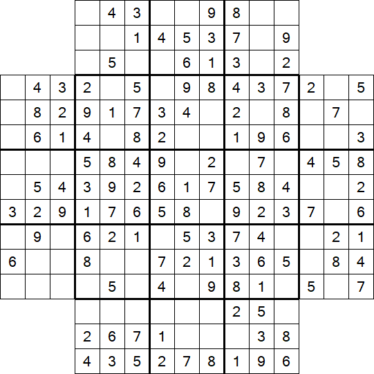 Flower Sudoku - Easy