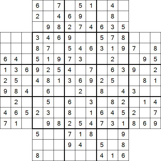 Flower Sudoku - Easy
