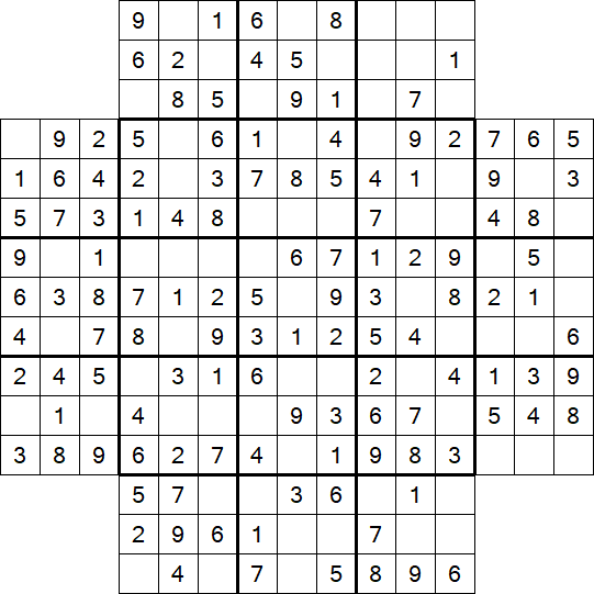 Flower Sudoku - Easy