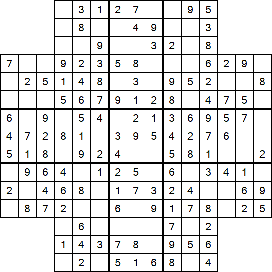 Flower Sudoku - Easy