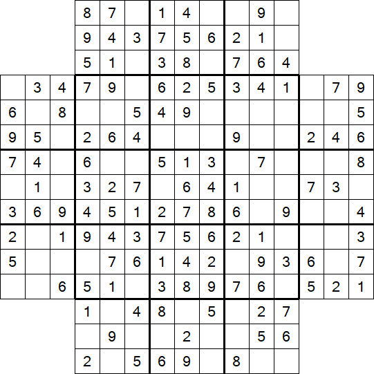 Flower Sudoku - Einfach