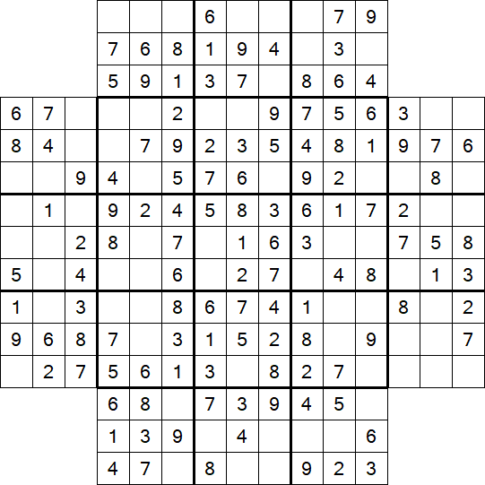 Flower Sudoku - Easy