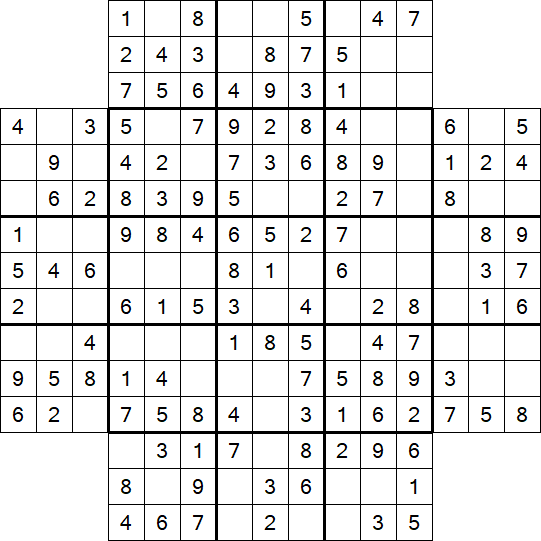Flower Sudoku - Easy