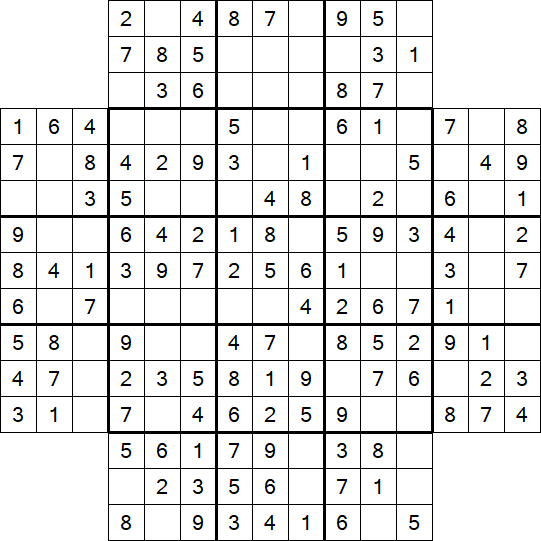 Flower Sudoku - Easy