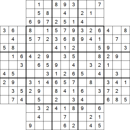 Flower Sudoku - Easy