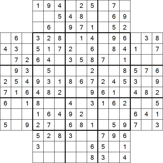 Flower Sudoku - Easy