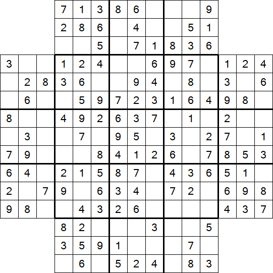 Flower Sudoku - Easy