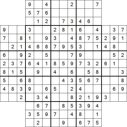 Flower Sudoku - Easy