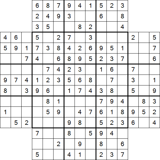 Flower Sudoku - Easy