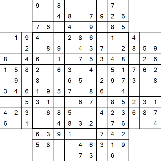 Flower Sudoku - Easy
