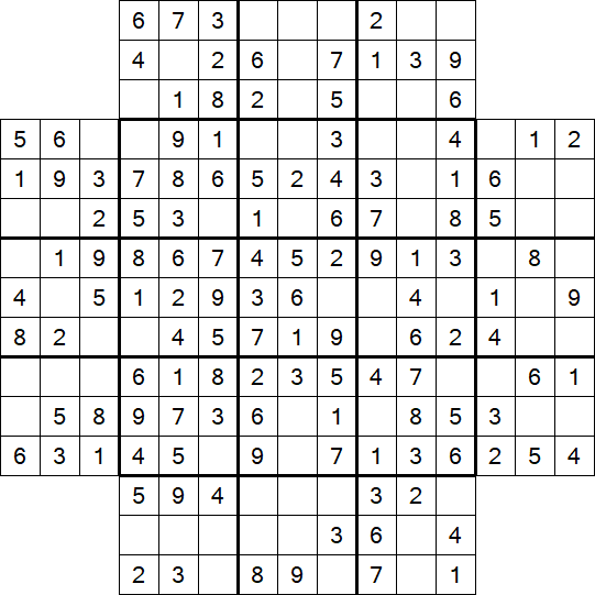 Flower Sudoku - Easy