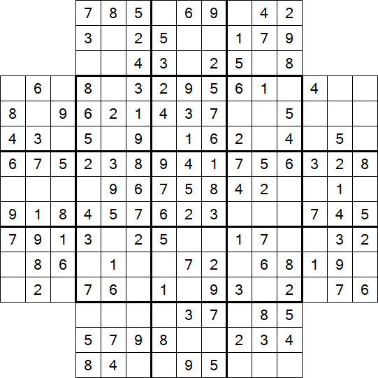 Flower Sudoku - Easy